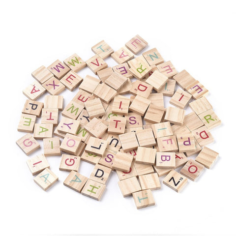 Wooden Scrabble Letters
