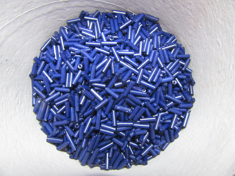 Midnight Bugle Beads