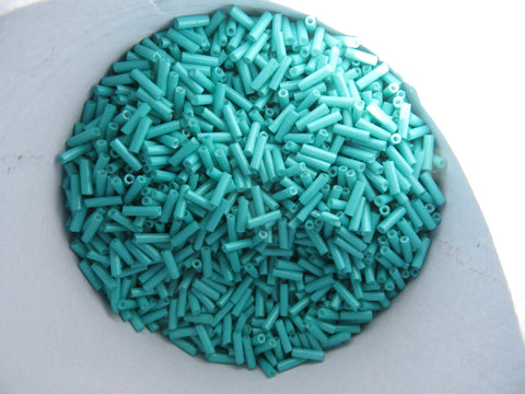 Turquoise Bugle Beads