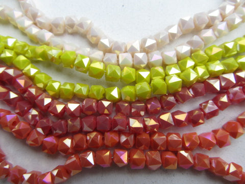 Faceted Glass Beads