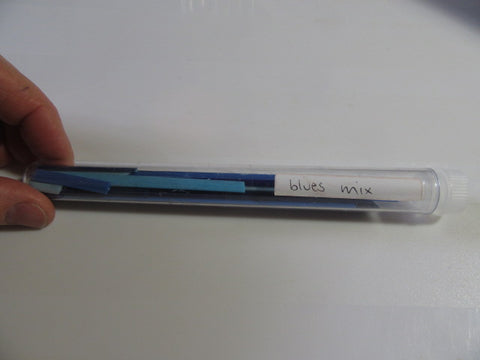 Blue MIX FLAT Filato