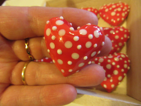 Dotty Spotty Red Heart