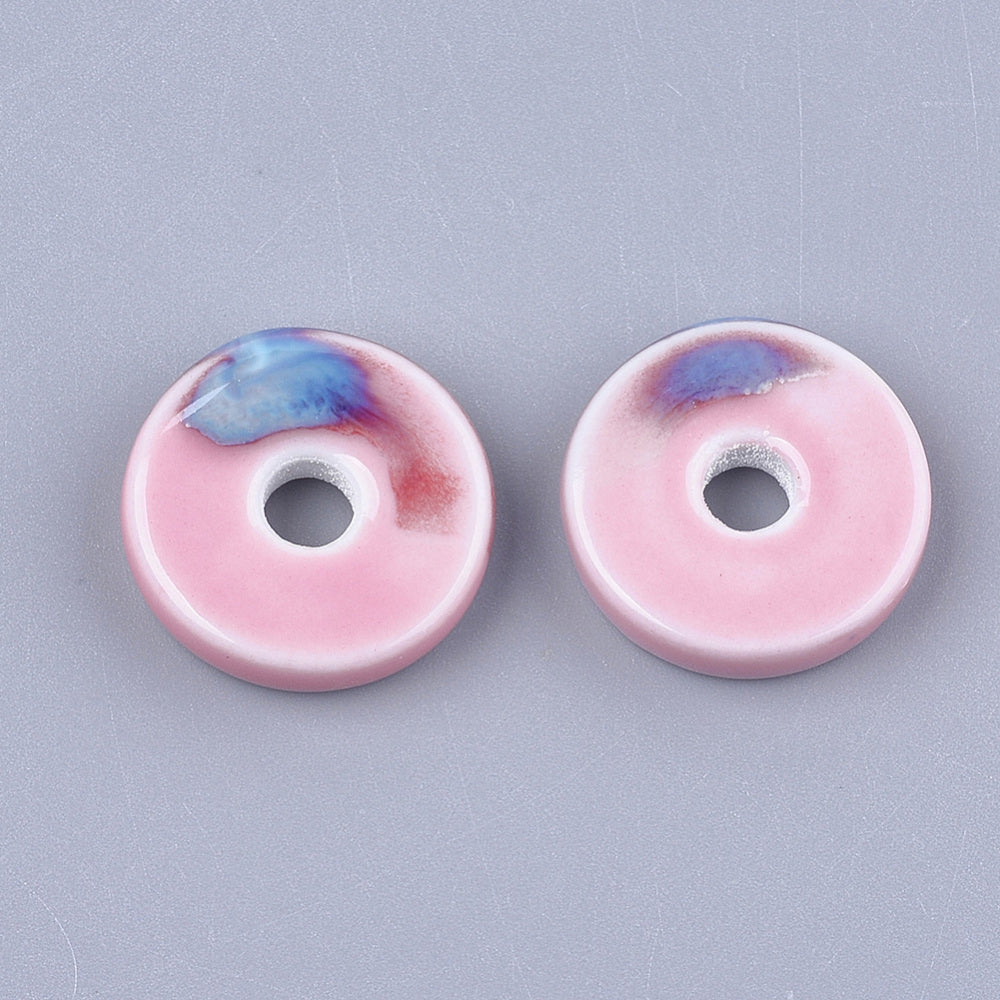 Pink Porcelain Donuts