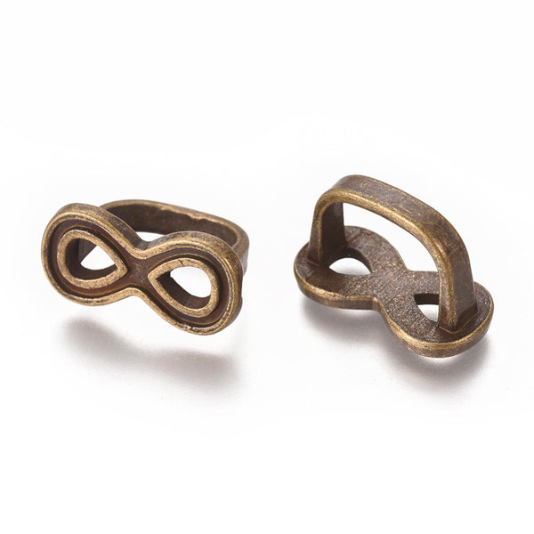 Antique Bronze Infinity Symbols