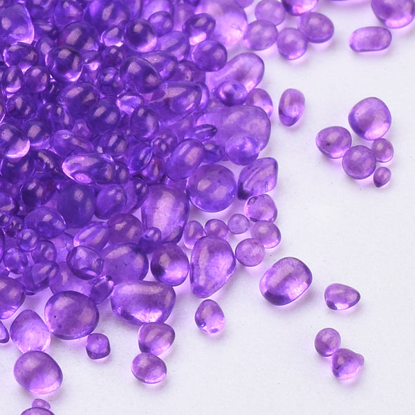 Purple Glass Beads