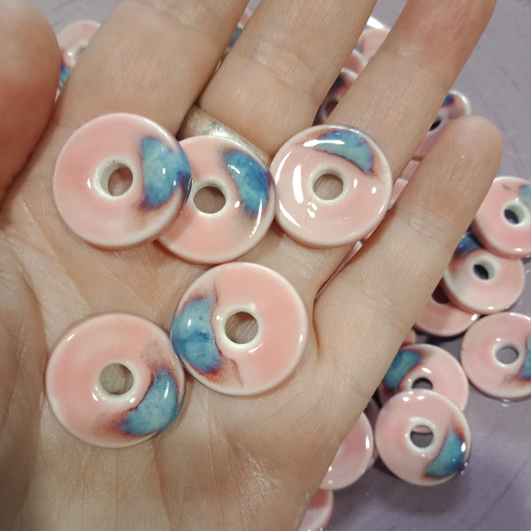 Pink Porcelain Donuts