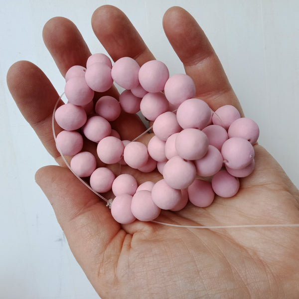 Blush Porcelain Bead