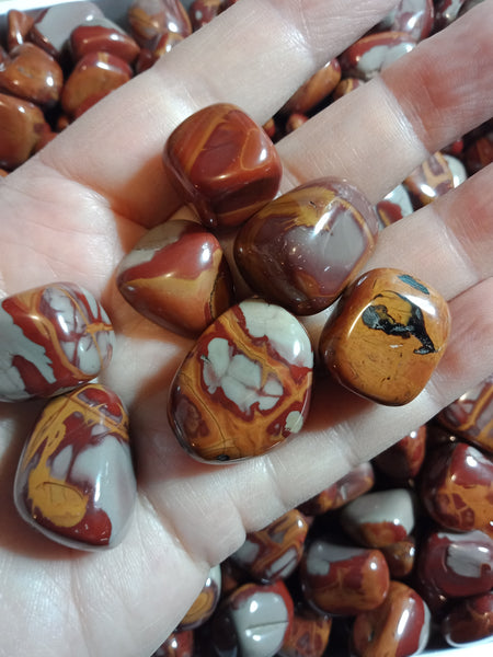 Noreena Jasper medium tumbled gemstones
