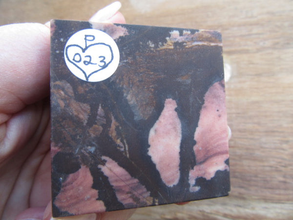 Outback Jasper Pyramid 23 with a heart..