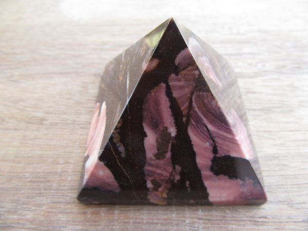 Outback Jasper Pyramid 23 with a heart..
