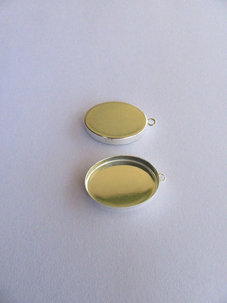 Stirling Silver Small Oval