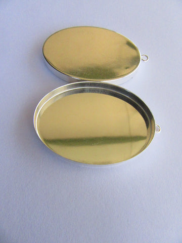 Stirling Silver Oval