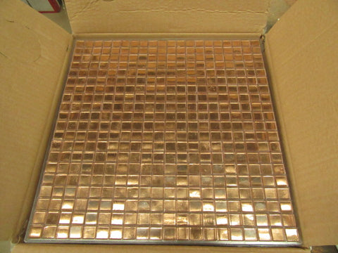 Rose Gold Painted Tile