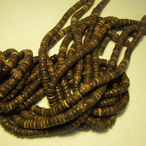 Brown Coconut shell beads