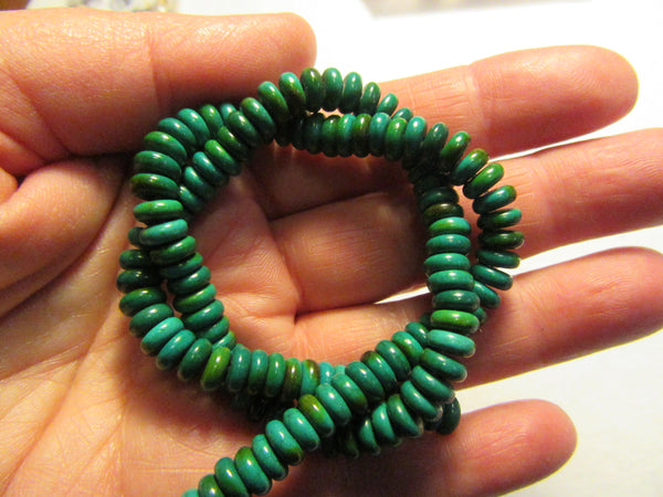 Green Howlite Beads