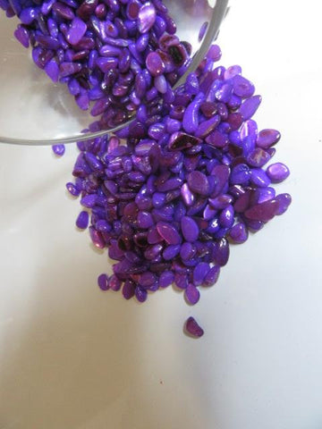 Shell bead-Purple