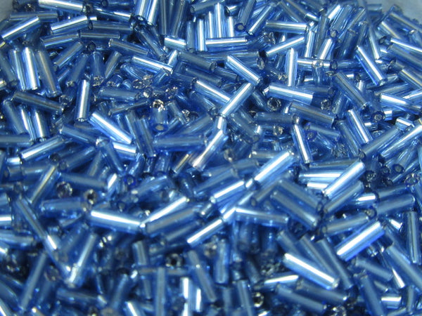 Light Blue Bugle Beads