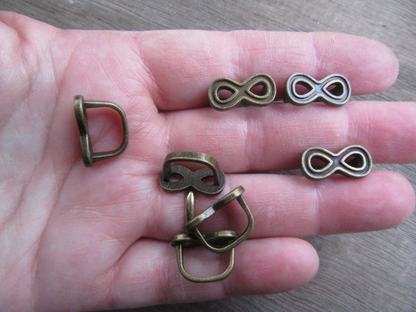 Antique Bronze Infinity Symbols