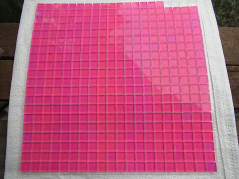 Bright Pinks Painted Tile