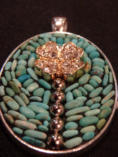 Micro-Mosaic Pendant by Karen Baker kbj84