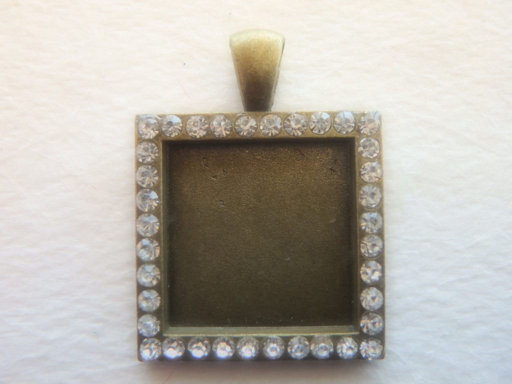 Blinged Blank Square