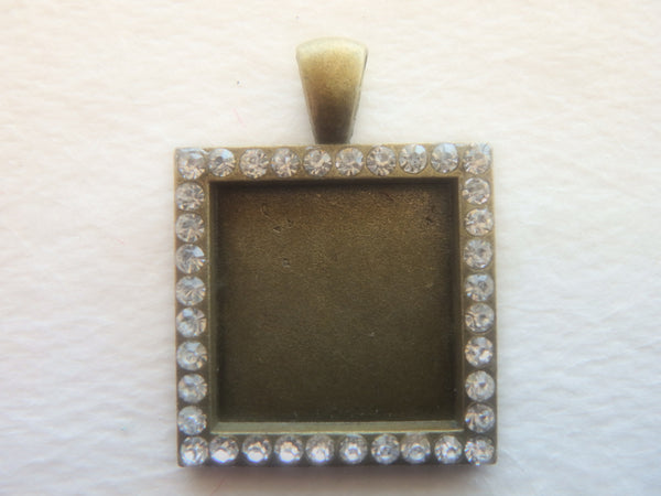 Blinged Blank Square
