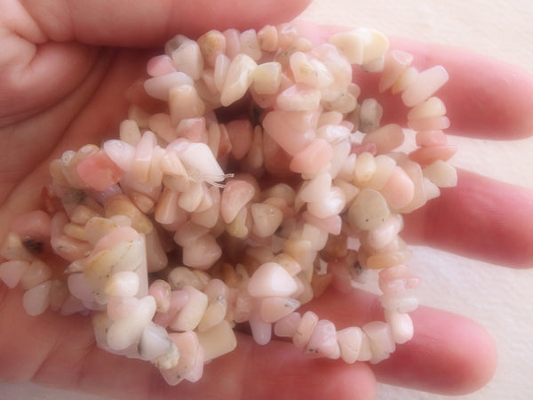 Pink Opal Chip beads