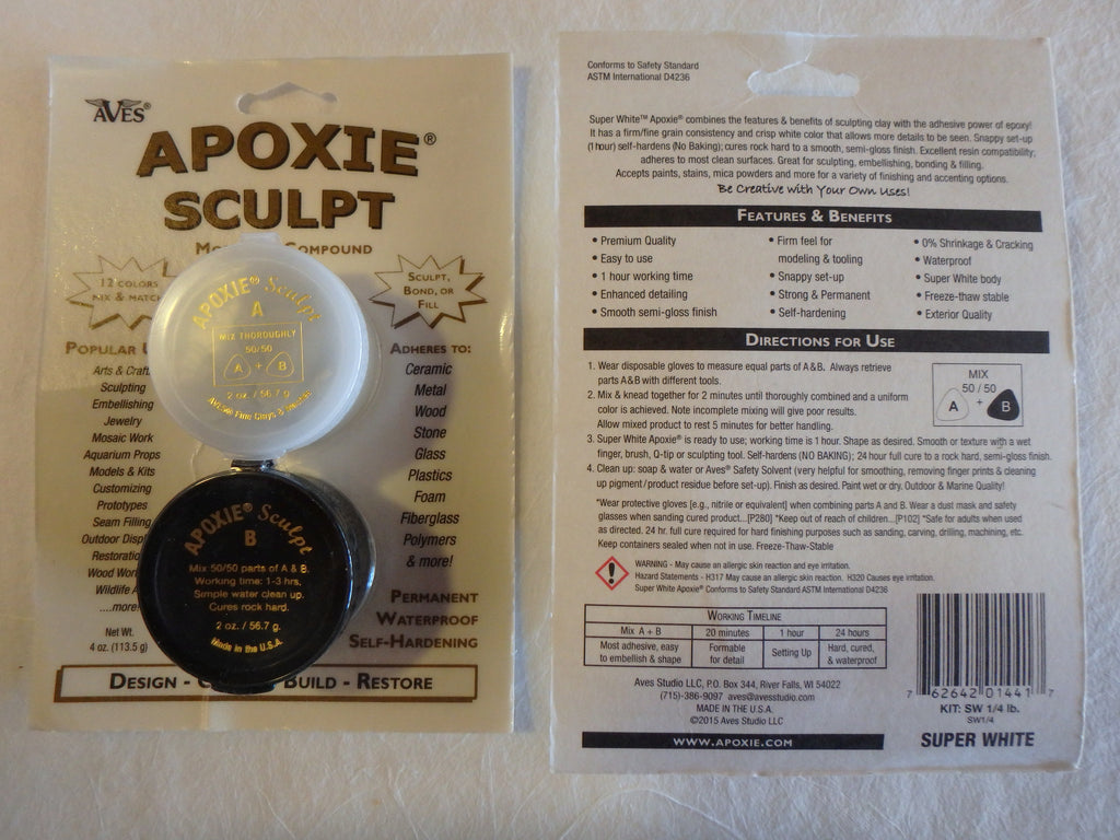 Apoxie Sculpt. Super White all the great