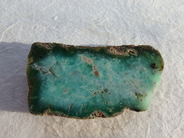 Chrysoprase slice gsc73