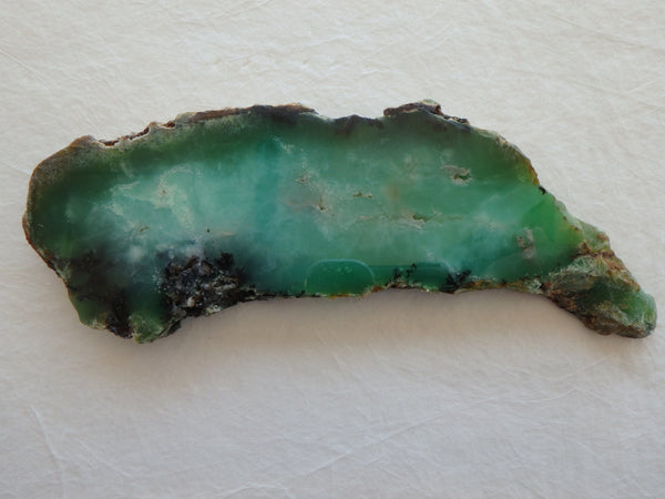 Chrysoprase slice gsc97