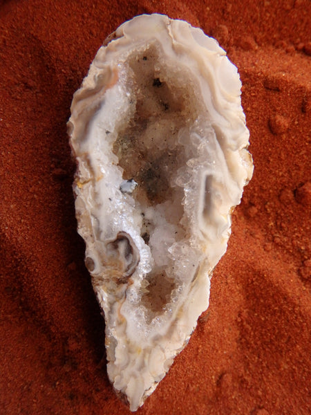 Brazillian Ocho Agate Geode ba14