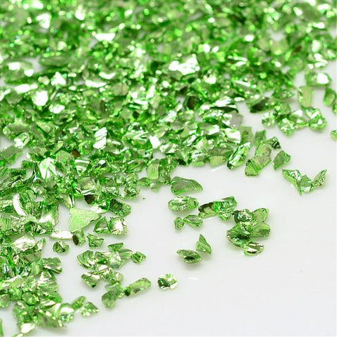 Lime Green Piezo Beads