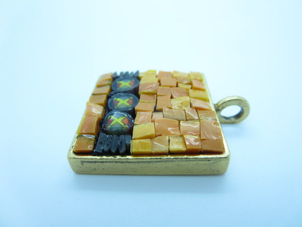 Micro-Mosaic Pendant by Karen Baker kbj50